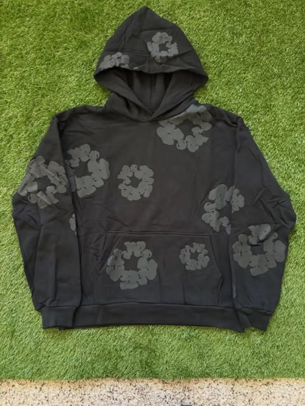 Black On Black Denim Tears Hoodie